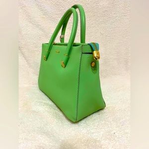 NWT 5 pockets Matmazel designed green handbags .